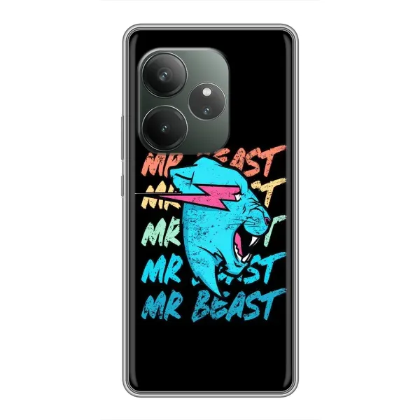 Чехол с принтом «logo Mr beast» для Realme GT Neo 6 SE