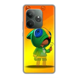 Чехол для Realme GT Neo 6 SE Бравл Старс (VPrint) (Хлопчик Леон)