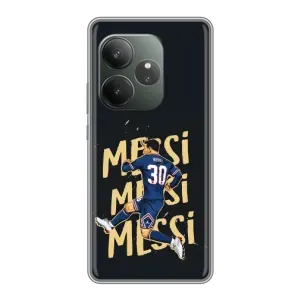 Чехлы для Realme GT Neo 6 SE (Leo чемпион) (AlphaPrint) (Messi ПСЖ)