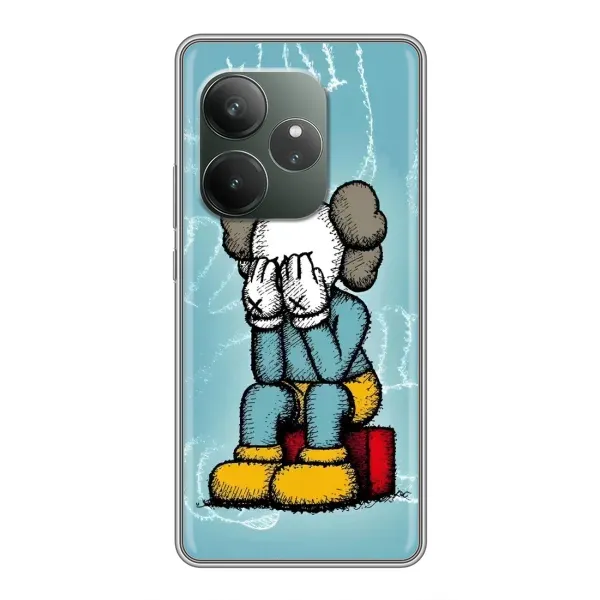Чехол с принтом «Плач Bearbrick» для Realme GT Neo 6 SE Чехол с принтом «Плач Bearbrick» для Realme GT Neo 6 SE