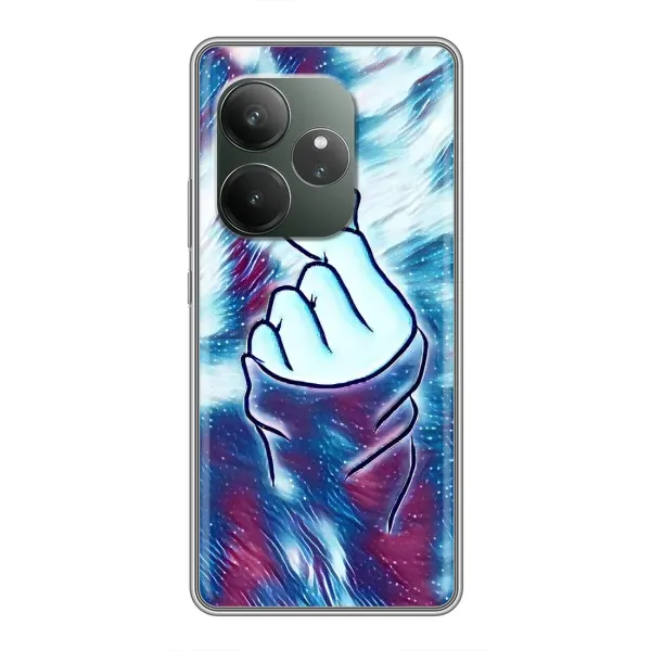 Чохол з принтом «Радужне серце» для Realme GT Neo 6 SE