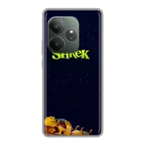 Чехол с мультфильмом Шрек на Realme GT Neo 6 SE (Отдыхающий Шрек)