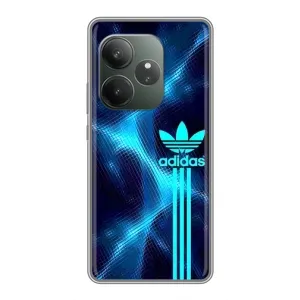 Чохли Адидас для Realme GT Neo 6 SE (AlphaPrint) (Синій Адідас)