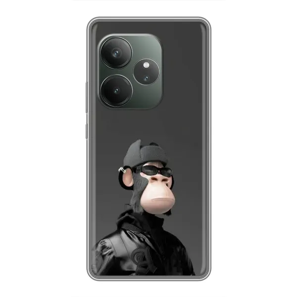 Чохол з принтом «стильна мавпа NFT» для Realme GT Neo 6 SE Чохол з принтом «стильна мавпа NFT» для Realme GT Neo 6 SE