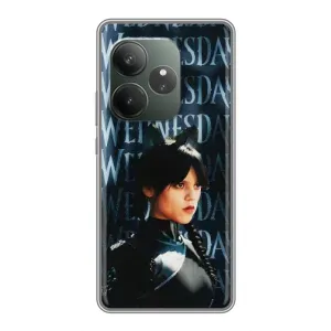 Чохли Венсдей на Realme GT Neo 6 SE Уенсдей (AlphaPrint) (Венздей кішка)