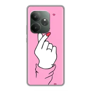 Чохол з принтом для Realme GT Neo 6 SE (AlphaPrint - Знак сердечка)