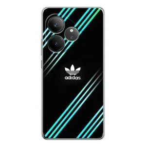 Чехлы Адидас для Realme GT Neo 6 (AlphaPrint) (Адидас с полосами)