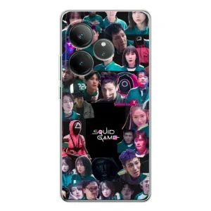 Чохол Гра в кальмара для Realme GT Neo 6 (Колаж Гра кальмара)