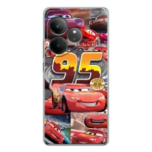 Силіконовий чохол Маквін для Realme GT Neo 6 (Колаж Блискавка Маквін)