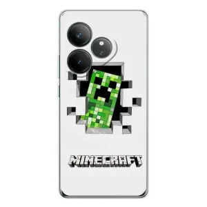 Чохол Майнкрафт на Realme GT Neo 6 (AlphaPrint) Minecraft (кріпер Майнкрафт)