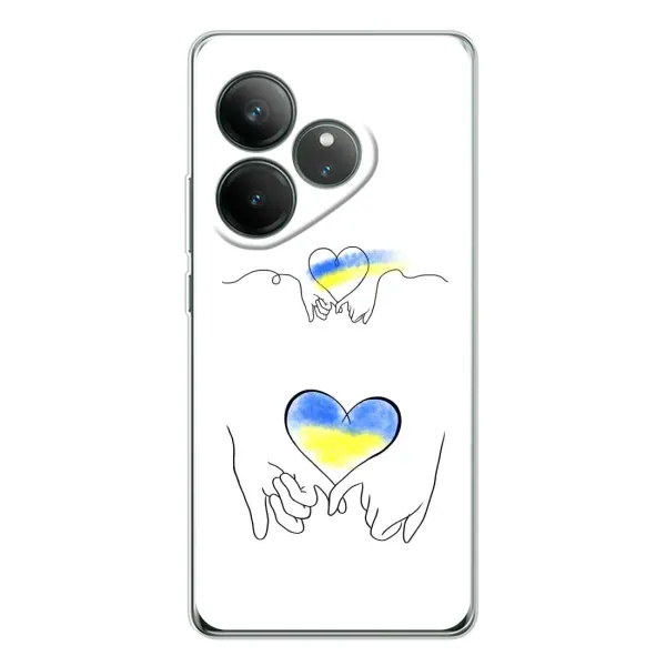 Чехол с принтом «Мир Украине» для Realme GT Neo 6 Чехол с принтом «Мир Украине» для Realme GT Neo 6