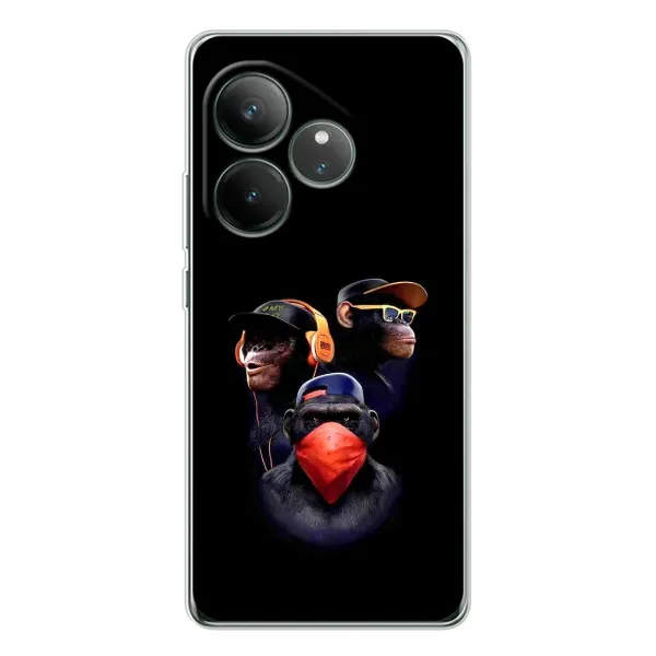 Чехол с принтом «Три обезьяны» для Realme GT Neo 6