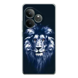 Чохол з картинкою ЛЕВ для Realme GT Neo 6 (VPrint) (Синій Лев)