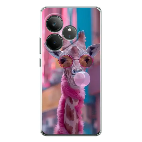 Чехол с принтом «Стильный жирав» для Realme GT Neo 6 Чехол с принтом «Стильный жирав» для Realme GT Neo 6