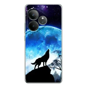 Захисні чохли для GT Нео 6 (AlphaPrint) (ХІТ продаж) ВОВК (Вовк на місяць)