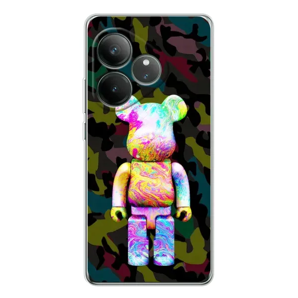 Чехол с принтом «Яркий Bearbrick» для Realme GT Neo 6