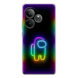 Чохли Амонг Ас для Realme GT Neo 6 (AlphaPrint) (Яскравий скін)