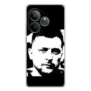 Чохол для Realme GT Neo 6 (AlphaPrint - с принтом Зеленського) (Зеленский АРТ)