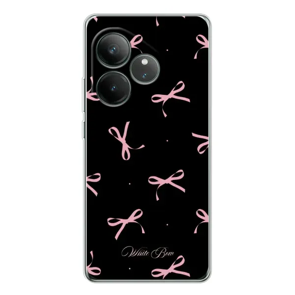 Чехол с принтом «Банты на черном» для Realme GT Neo 7