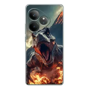 Чохол з картинкою 'Хижаки' для Realme GT Neo 7 (Вогняний динозавр)