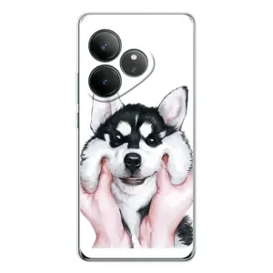 Чохли з собаками для Realme GT Neo 7 (VPrint) (Радісний Хаскі)