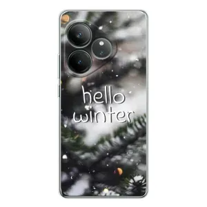 Новорічні, Святкові Чохли для Realme GT Neo 7 - 2024 год (Hello winter)