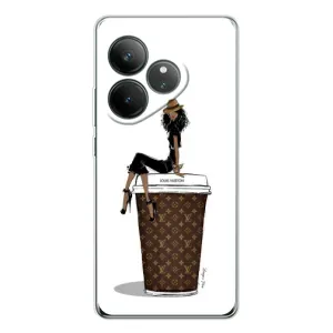 Чохли Луі Вітон для Realme GT Neo 7 (AlphaPrint - LOUIS VUITTON) (кава LOUIS VUITTON)