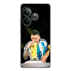 Чехлы для Realme GT Neo 7 (Leo чемпион) (AlphaPrint) (Кубок Месси)