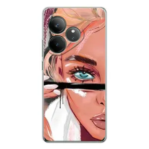 Чехол с печатью для Realme GT Neo 7 - (Мода) (AlphaPrint) (Макияж)