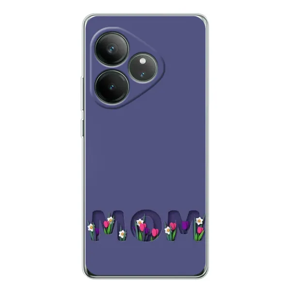 Чехол с принтом «Мама в цветах» для Realme GT Neo 7 Чехол с принтом «Мама в цветах» для Realme GT Neo 7