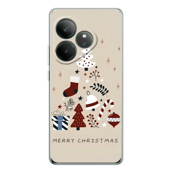 Чехол с принтом «Merry Christmas» для Realme GT Neo 7