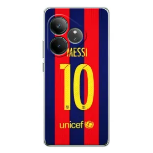 Чехлы Месси для Realme GT Neo 7 (AlphaPrint) (Messi Barca 10)