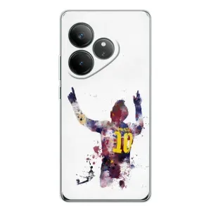 Чехлы Месси для Realme GT Neo 7 (AlphaPrint) (Messi Barca)