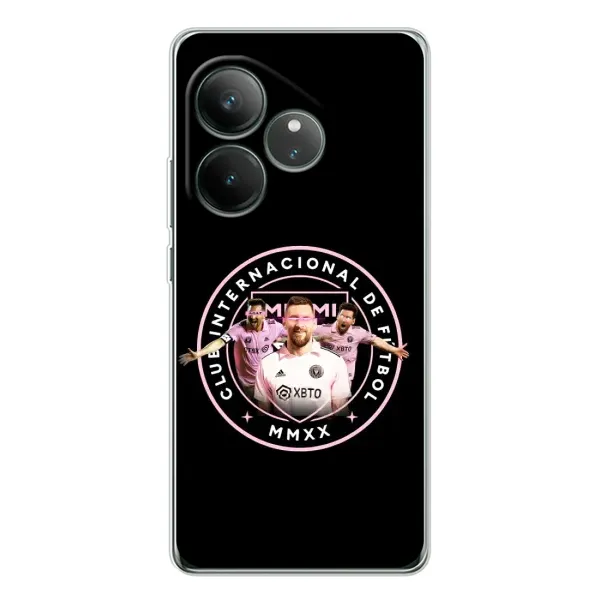 Чехол с принтом «Месси в лого» для Realme GT Neo 7