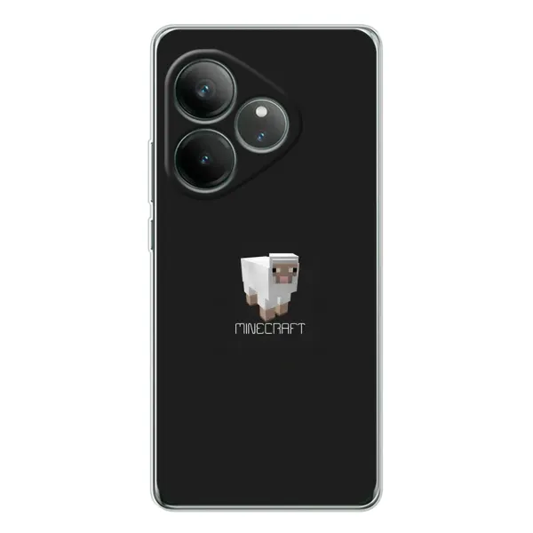 Чехол с принтом «Овечка Майнкрафт» для Realme GT Neo 7