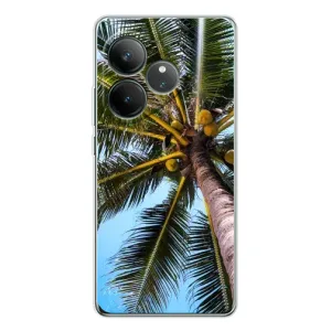 Силиконовый чехол с КАРТИНКАМИ лето для Realme GT Neo 7 (AlphaPrint) (Пальма)