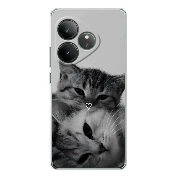 Чехол с принтом «Пара котов» для Realme GT Neo 7