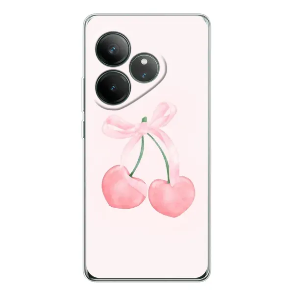 Чехол с принтом «Розовые вишни» для Realme GT Neo 7 Чехол с принтом «Розовые вишни» для Realme GT Neo 7