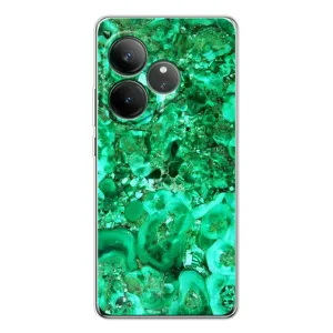 Мраморний чехол на Realme GT Neo 7 (VPrint) (Салатовий Мрамор)