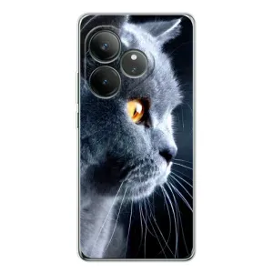 Чохли з Котиками для Realme GT Neo 7 (VPrint) (Сірий Кіт)