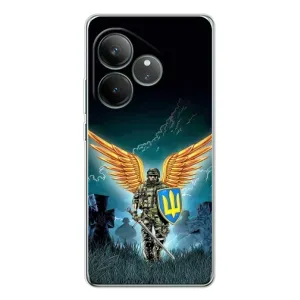Чехлы с картинкой ЗСУ для Realme GT Neo 7 (AlphaPrint) (Солдат ЗСУ)