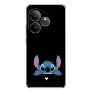 Чохол з принтом «Стіч на чорному» для Realme GT Neo 7