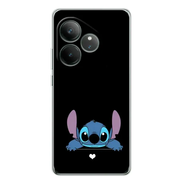 Чохол з принтом «Стіч на чорному» для Realme GT Neo 7