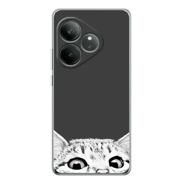 Чехол с принтом «Выглядывает кот» для Realme GT Neo 7