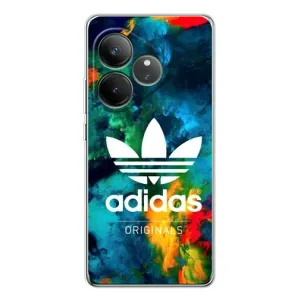 Чохли Адидас для Realme GT Neo 7 (AlphaPrint) (Яскравий Адідас)