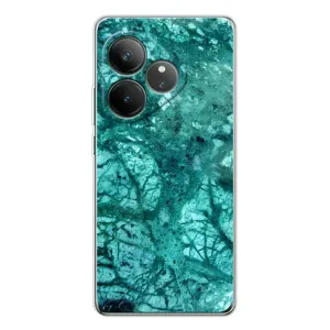 Мраморний чехол на Realme GT Neo 7 (VPrint) (Зелений мрамор)
