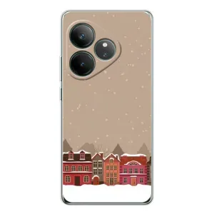 Новорічні, Святкові Чохли для Realme GT Neo 7 - 2024 год (Зимове місто)