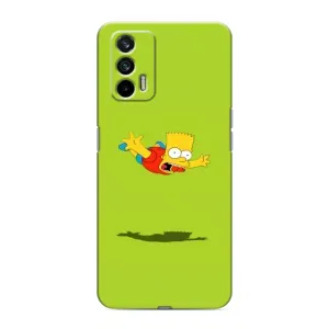 Чjхол з Сімпсонами для Realme GT (VPrint) (Барт Сімпсон)