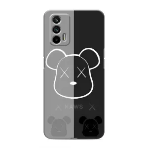 Чехлы для Realme GT - Bearbrick Louis Vuitton (PREMIUMPrint) (БеарБрик глаза)