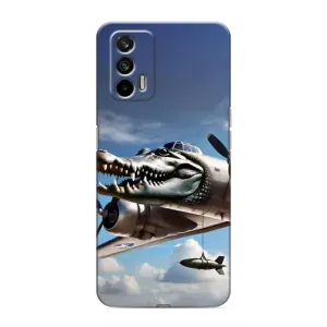 Чехол с мемом Тралалело тралала на Realme GT (Бомбардиро крокодило)
